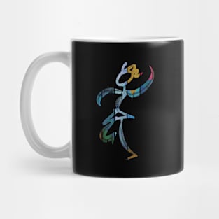 Colorful Dancing Stick Woman Mug